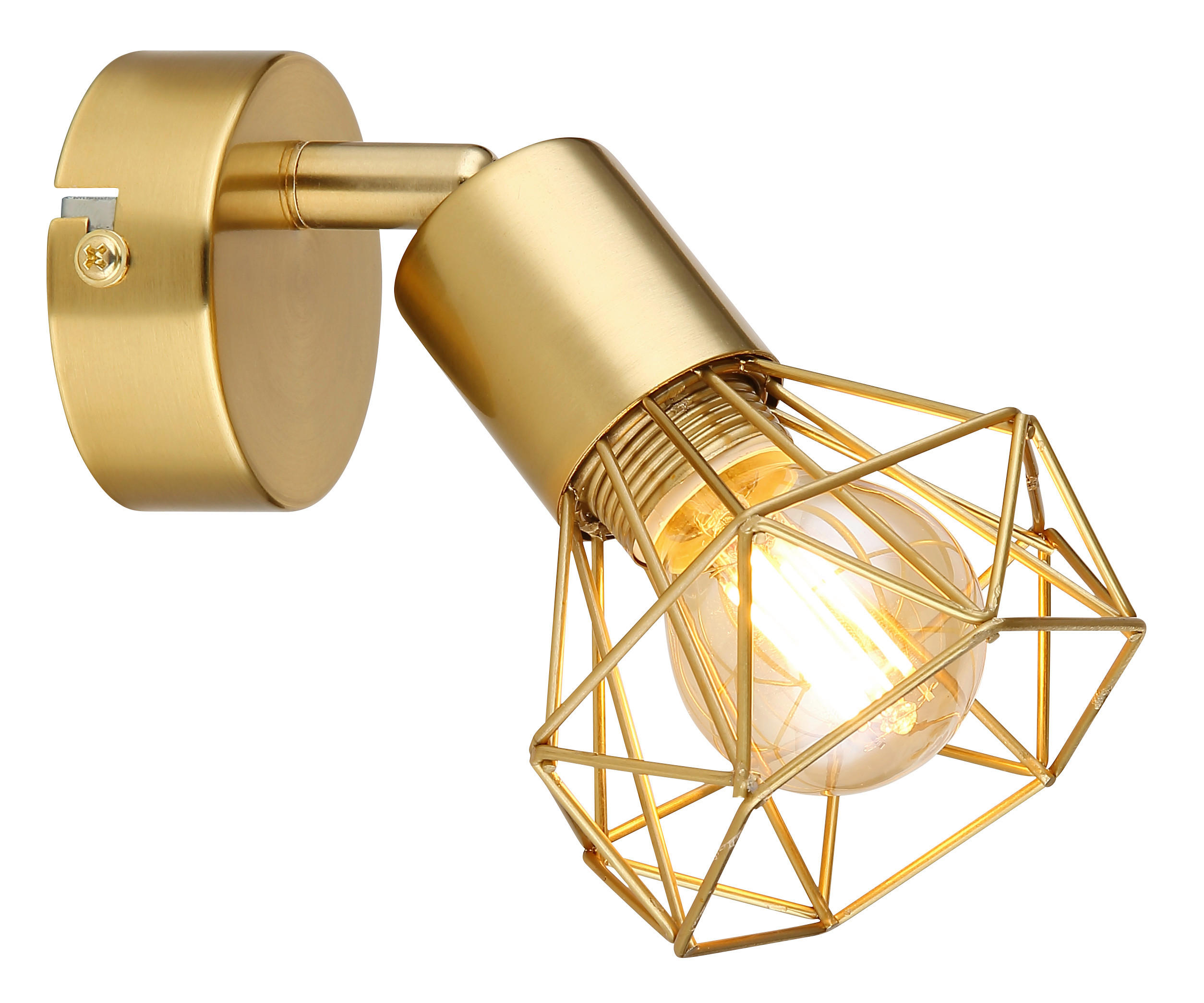 STRAHLER - Goldfarben, Design, Metall (8/13/13,5cm) - Globo