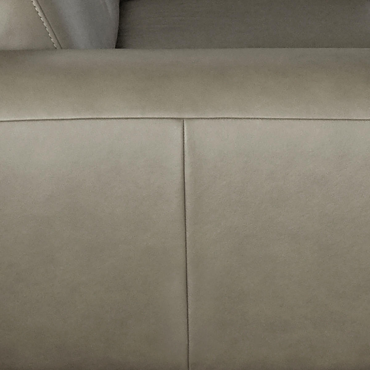 2-SITZER-SOFA in Echtleder Grau  - Chromfarben/Grau, Design, Leder/Metall (177/85/92cm) - Livetastic