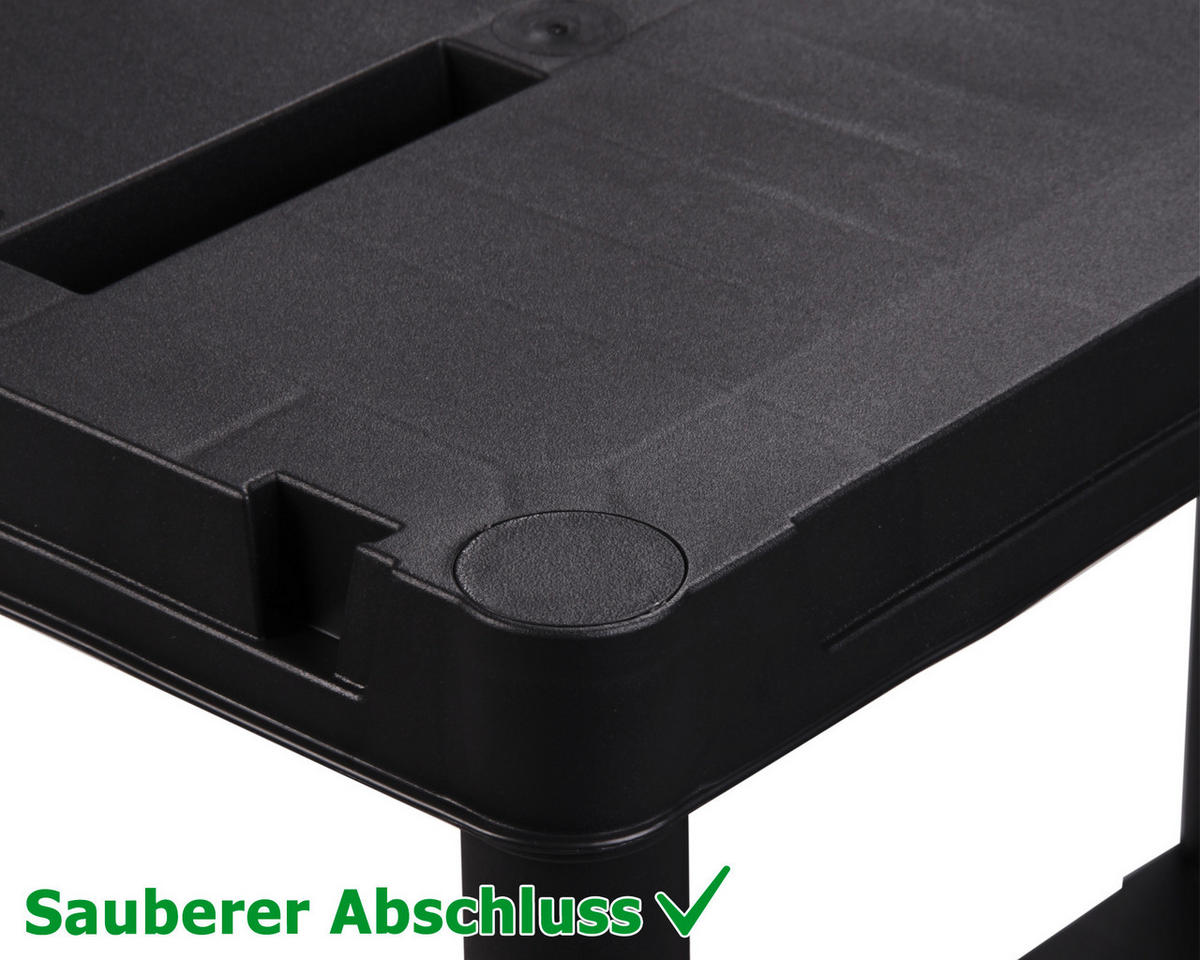 REGALSYSTEM  - Anthrazit, Basics, Kunststoff (60/138/30cm) - Ambia Garden