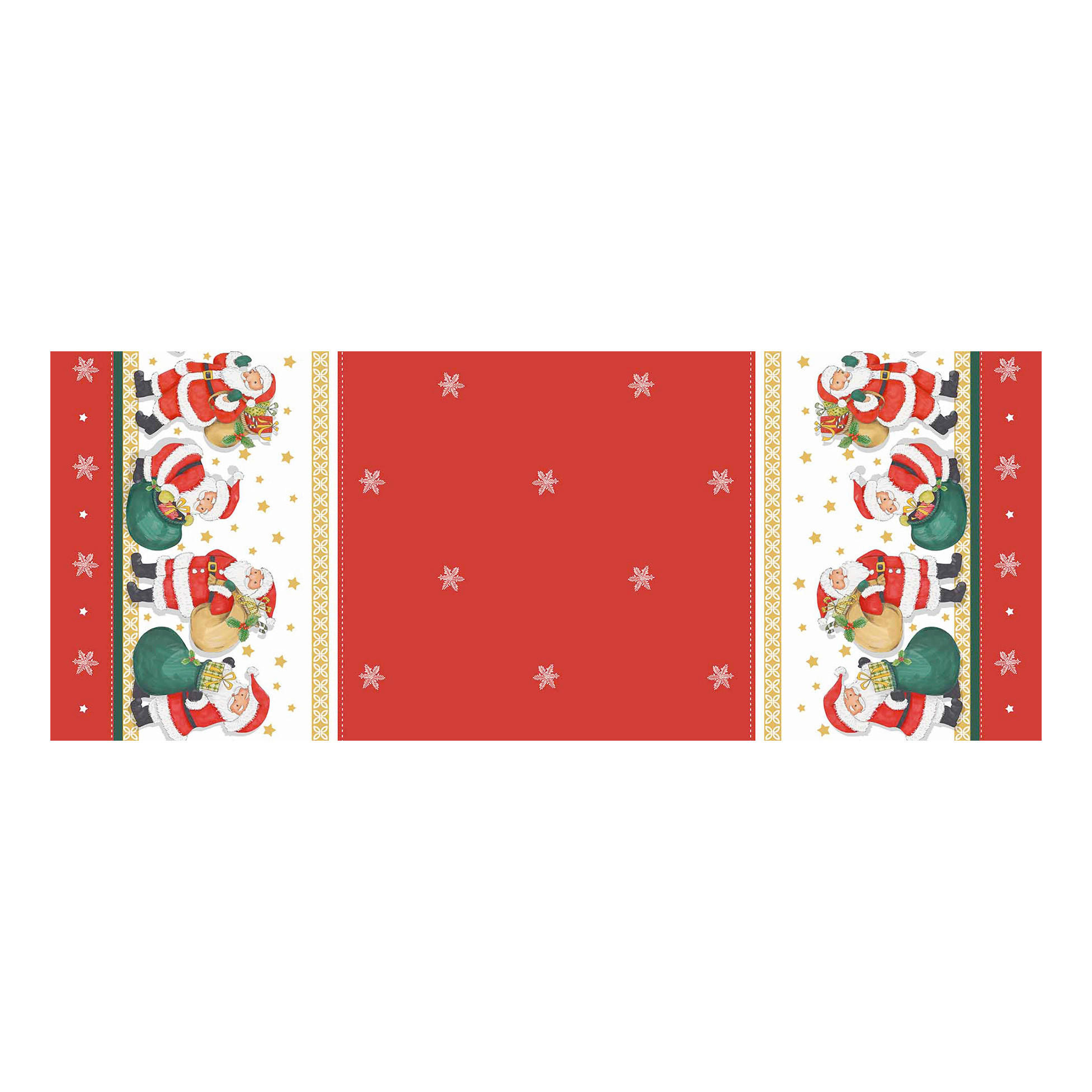 METRAŽNI PRT 140/200 cm rdeča, bela  - rdeča/bela, Konvencionalno, umetna masa (140/200cm) - X-Mas