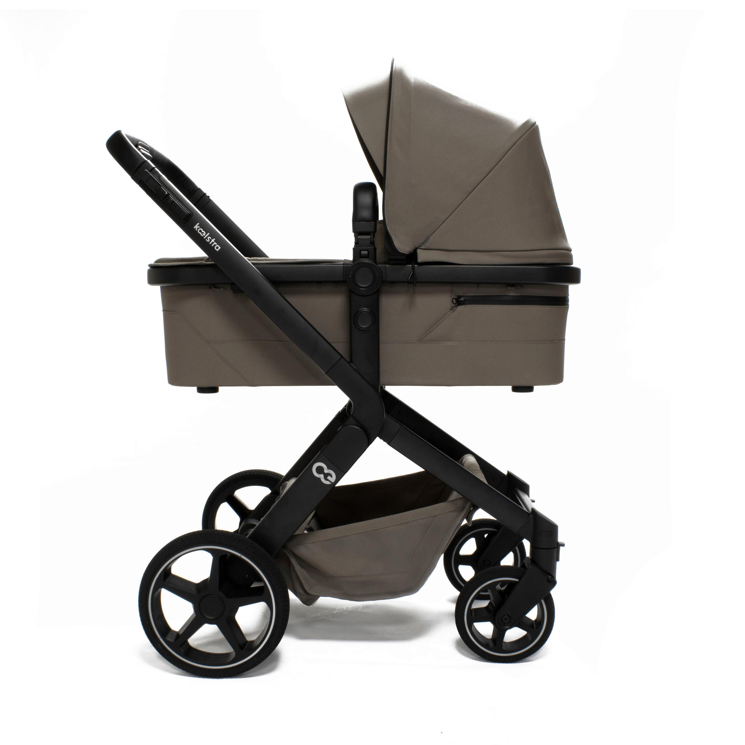 KOMBIKINDERWAGEN  NEXT GEN  Dark Taupe  - Graubraun, Basics, Metall (103.5/60.5/116cm) - Koelstra