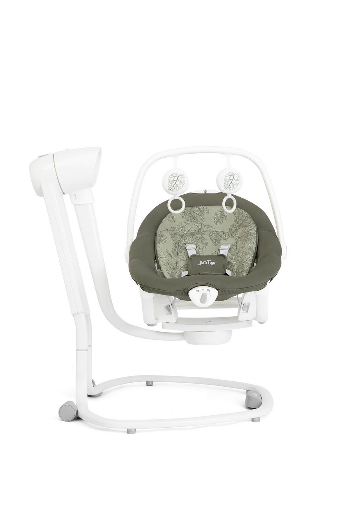 SCHAUKELWIPPE Serina 2in1 Weiß   - Dunkelgrün/Salbeigrün, Basics, Textil/Metall (69/83/85cm) - Joie
