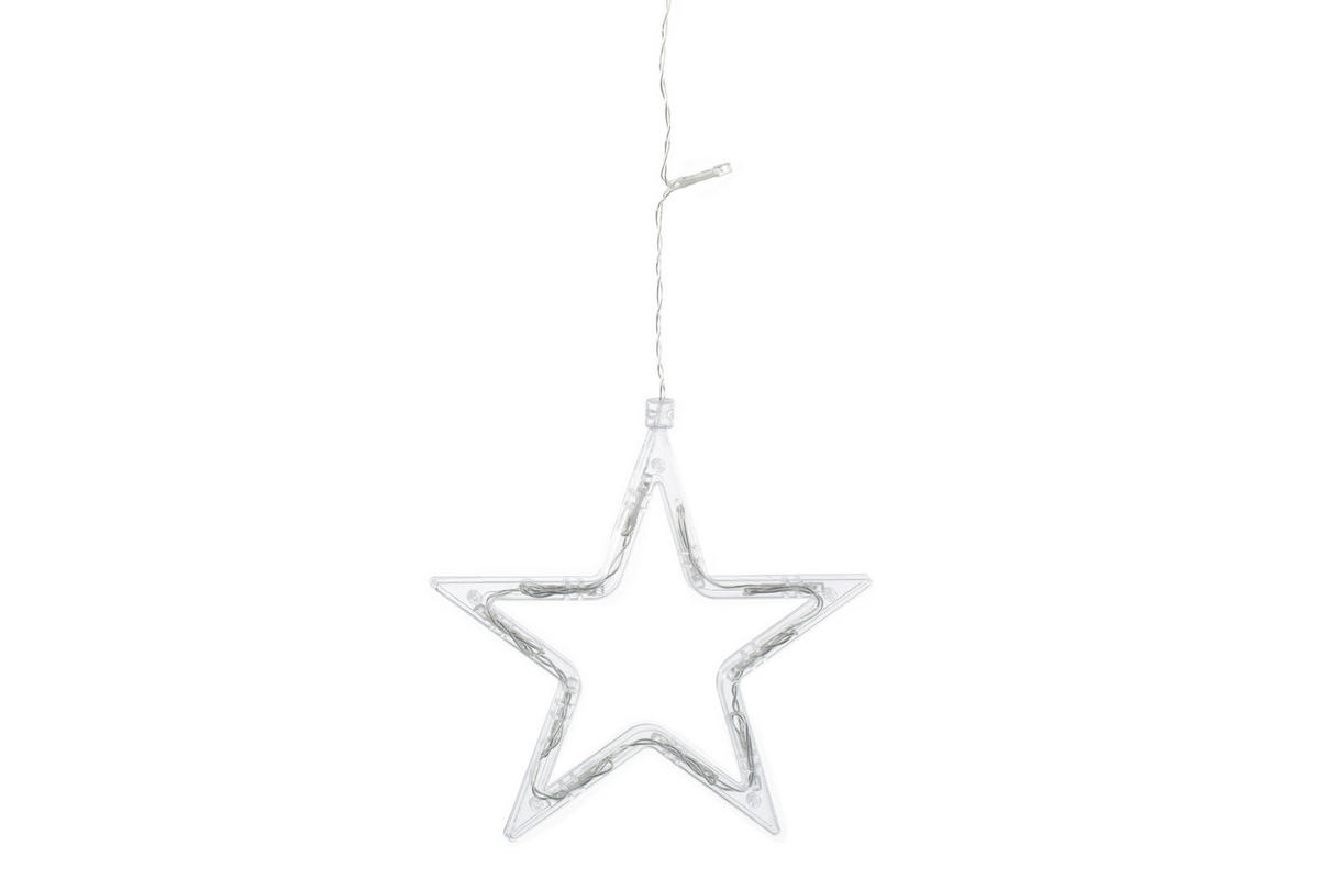 LICHTERKETTE  - Transparent, LIFESTYLE, Kunststoff (180/100cm) - X-Mas