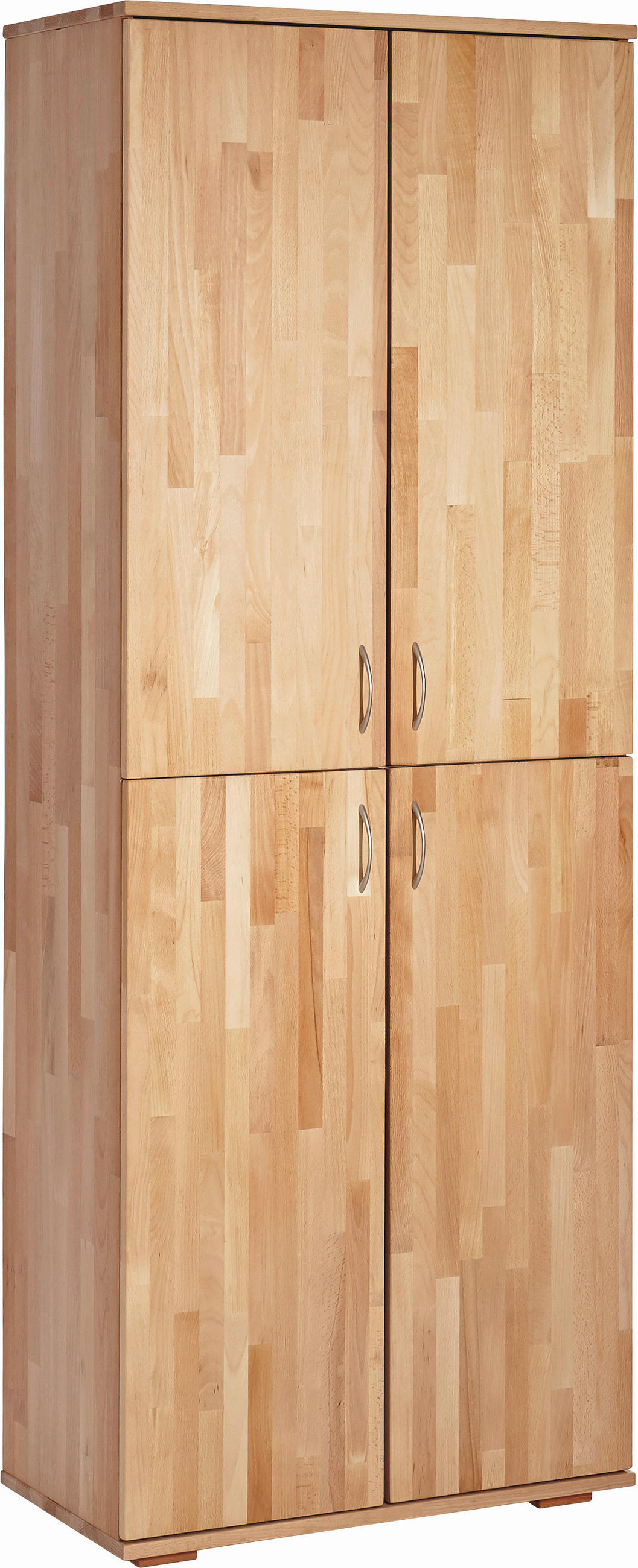 AKTENSCHRANK Kernbuche massiv Kernbuche  - Kernbuche, Design, Holz (73/189/38cm) - Carryhome