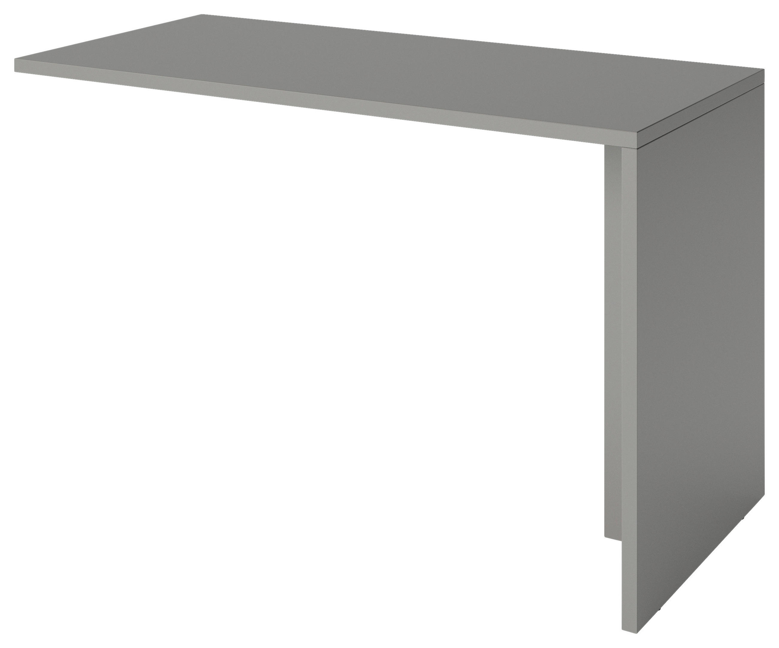 Mid.you Schreibtisch Fortuna Grau 58x75x120 cm
