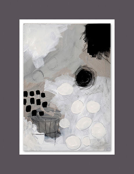 BILD Abstraktes 50/65 cm  - Multicolor, Basics, Holzwerkstoff/Kunststoff (50/65cm) - Wiedemann