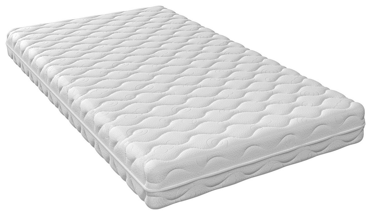TASCHENFEDERKERNMATRATZE 80/200 cm Höhe ca. 18 cm 7 -Zonen - Weiß, Basics, Textil (80/200cm) - Xora