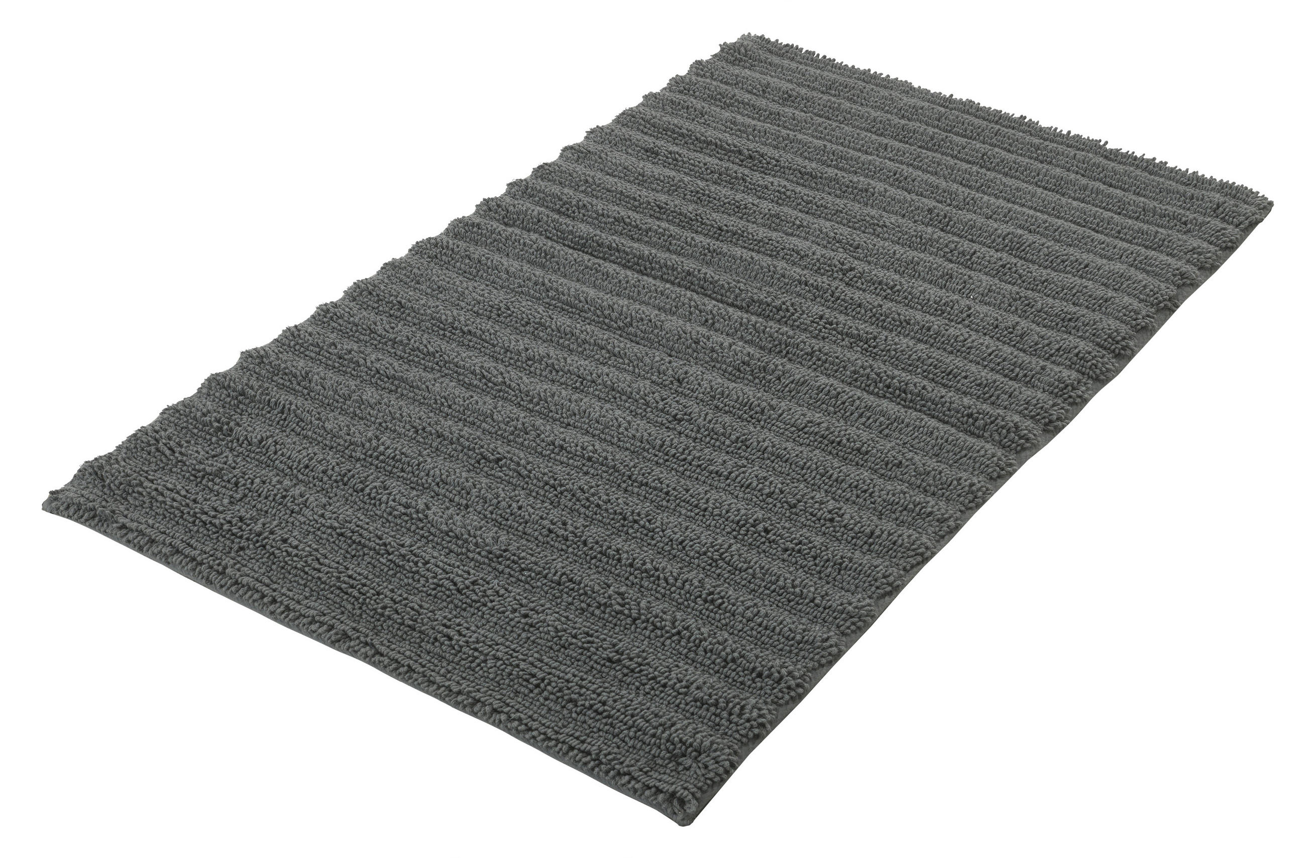 KUPAONSKI TEPIH siva  YARA  - siva, Basics, tekstil/plastika (60/100cm) - Kleine Wolke