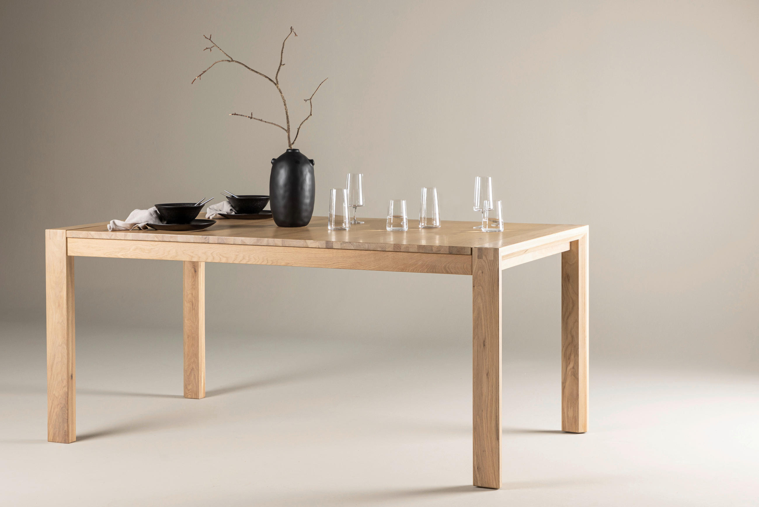 ESSTISCH Eiche teilmassiv rechteckig Eichefarben  - Eichefarben, Design, Holz (170/95/75cm) - Livetastic