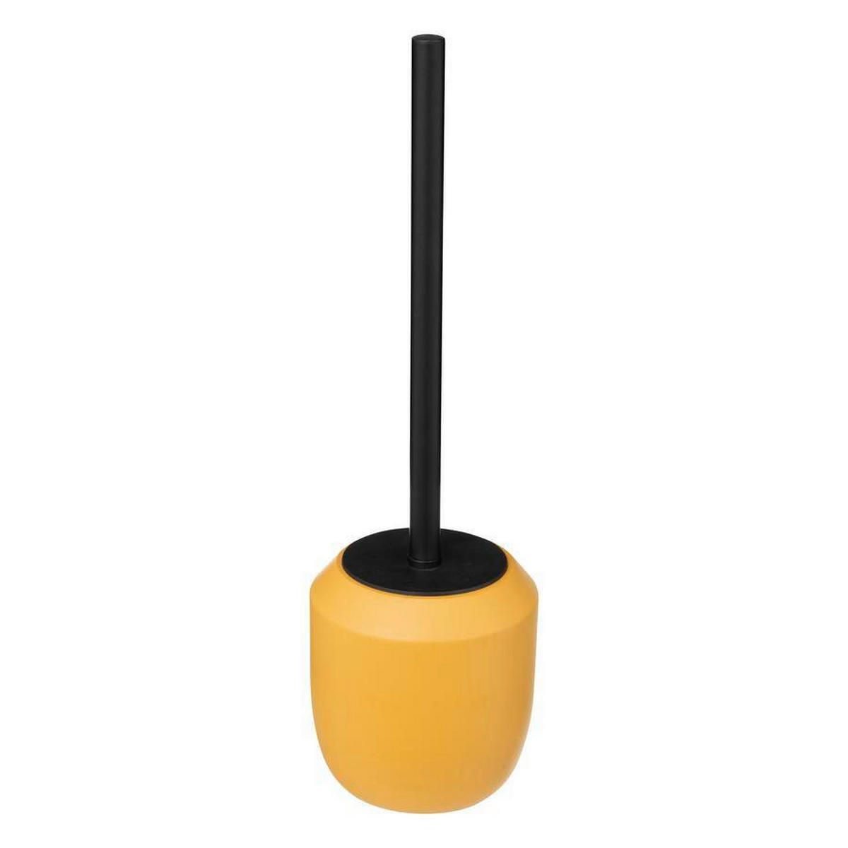WC-GARNITURA S ŠČETKO - rumena, Basics, umetna masa (10/39cm) - Homeware