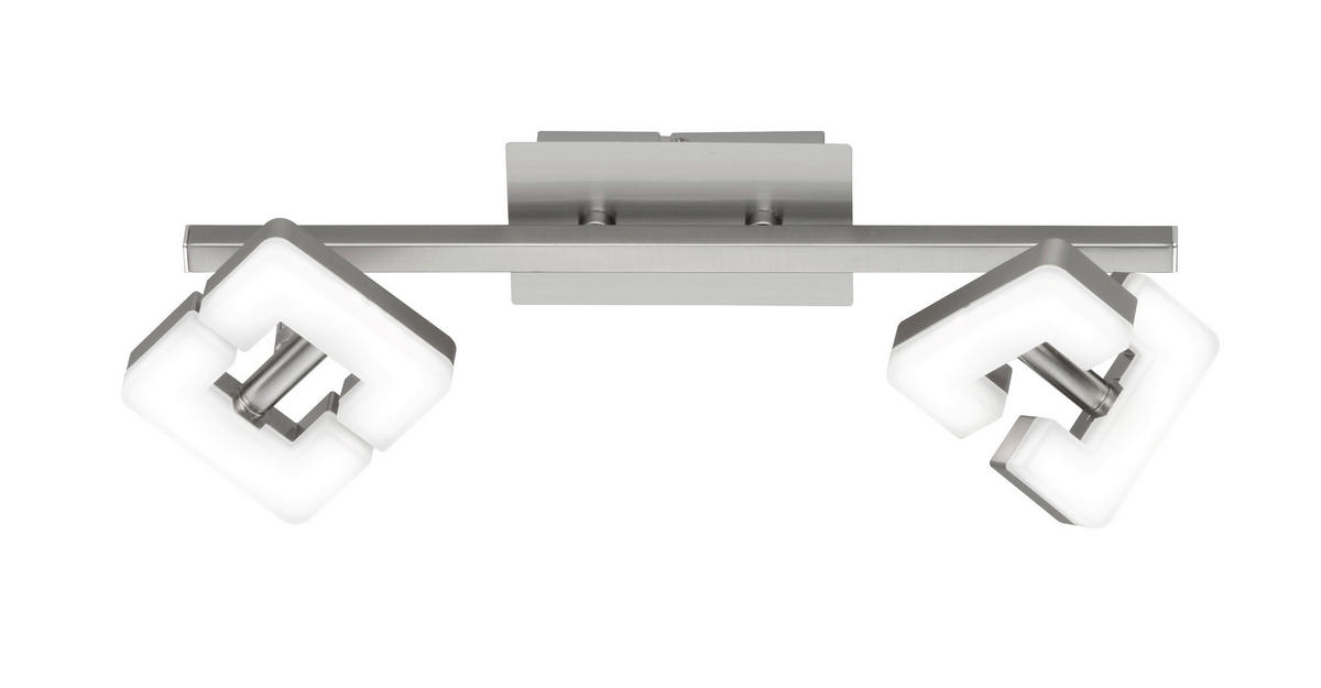 LED-STRAHLER - Nickelfarben, Basics, Metall (34/8/11cm)