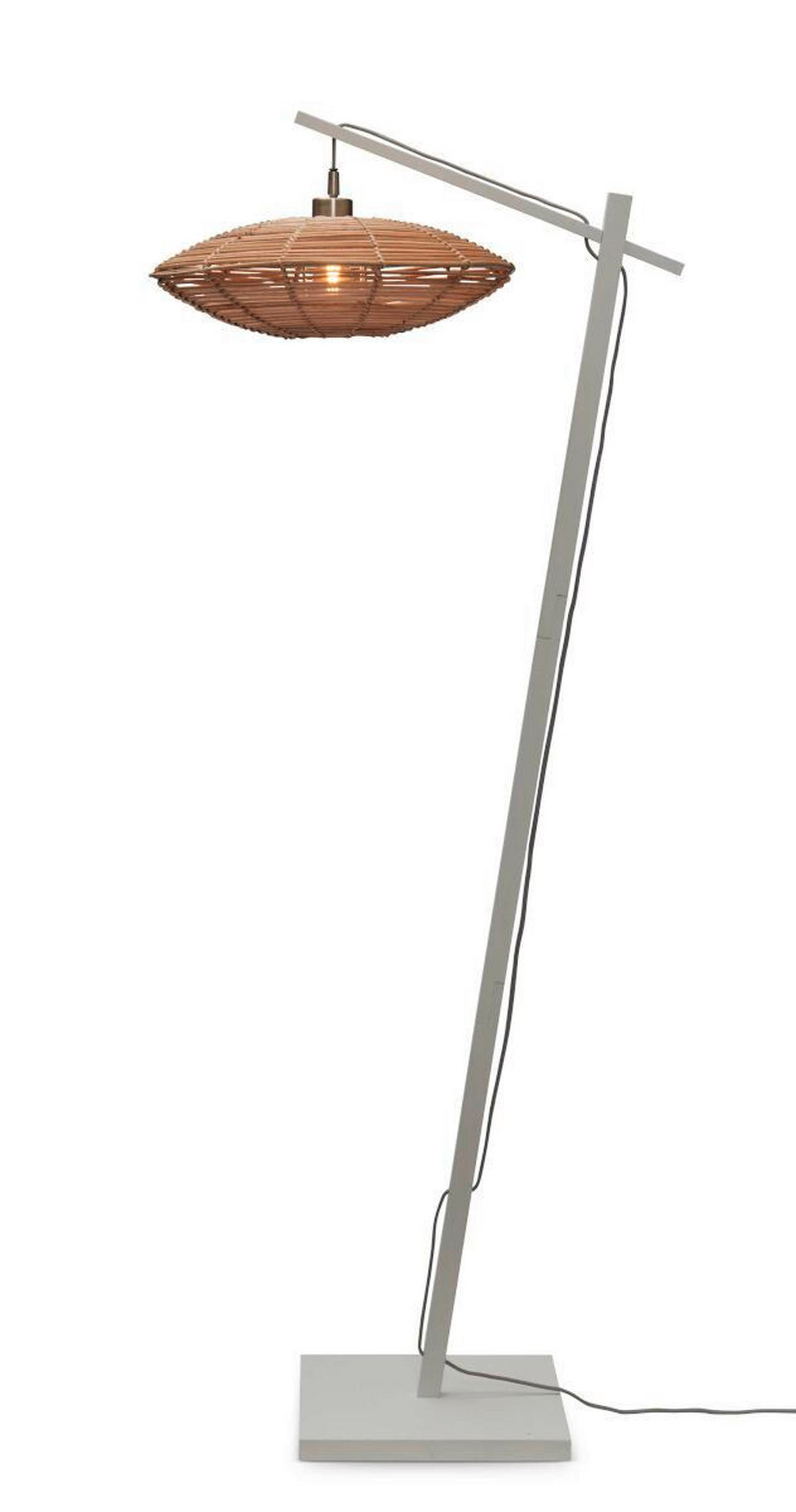 GOLVLAMPA GOOD&MOJO  40/63/150 cm    - vit/naturfärgad, Trend (40/63/150cm) - Good & Mojo