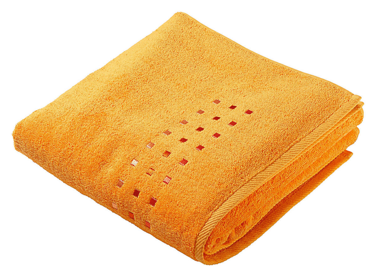 DUSCHTUCH 70/140 cm  - Orange, Konventionell, Textil (70/140cm) - Esposa