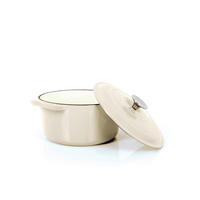 SCHMORTOPF 3,5 L  - Creme, Basics, Metall (22,5 cmcm) - Echtwerk