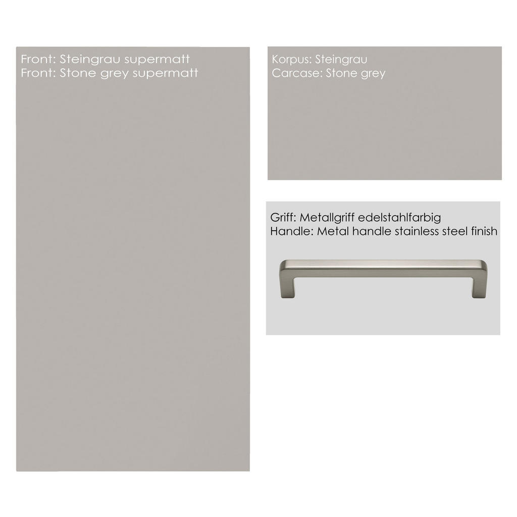 Thumbnail - Nobilia Hauswirtschaftsraum Touch, Grau, Holzwerkstoff, 1 Schubladen, 180x216.6x58.2 cm, Blauer Engel, Pefc, Goldenes M,...