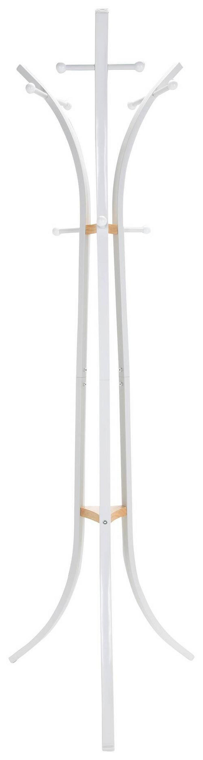 KLEIDERSTÄNDER in Weiß 58/176/58 cm   - Weiß, MODERN, Metall (58/176/58cm) - MID.YOU