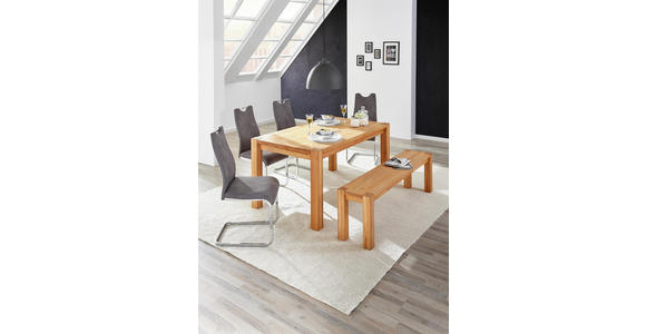 SCHWINGSTUHL in Metall, Textil Chromfarben, Grau - Chromfarben/Grau, Design, Textil/Metall (43/98/57cm) - Xora