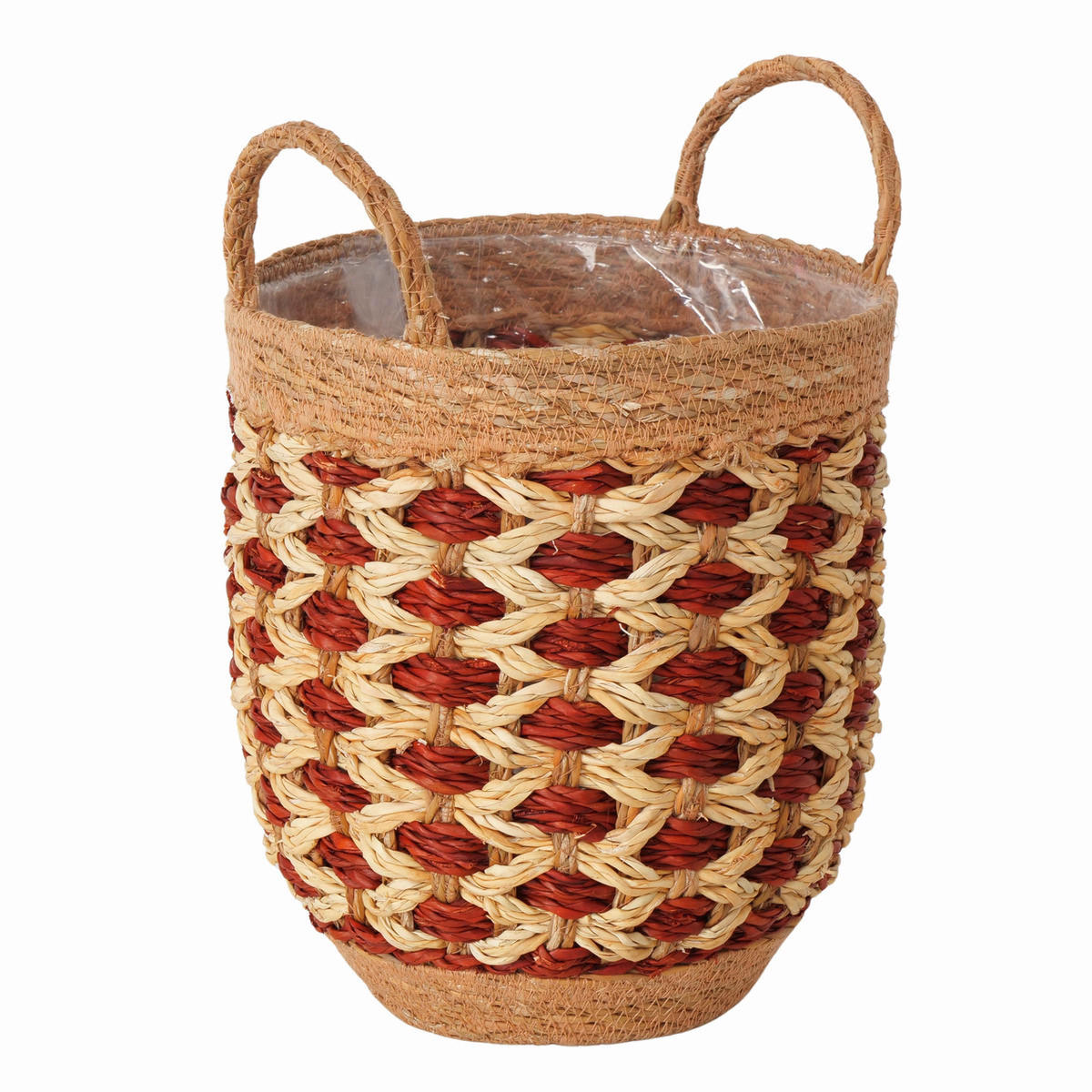 XXXL KVĚTINÁČ přírodní materiály, 24/24/34 cm