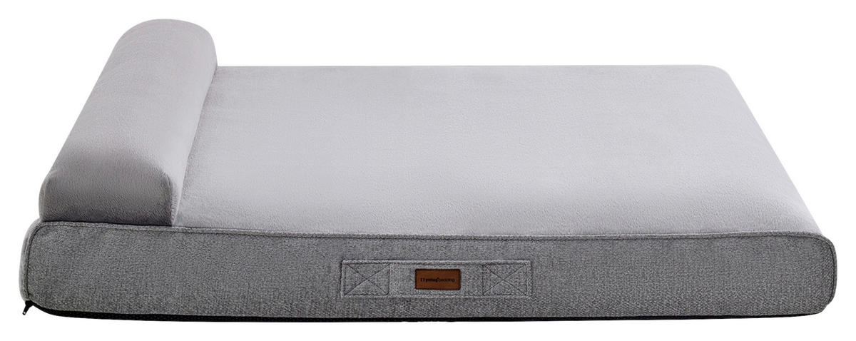 HUNDEBETT - Grau, Basics, Textil (78/60cm) - Yatas