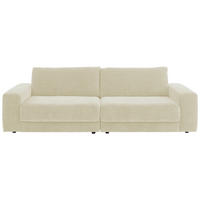 BIGSOFA in Chenille, Jacquard Naturfarben  - Schwarz/Naturfarben, Design, Kunststoff/Textil (270/83/125cm) - Niels Andersson