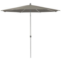 SONNENSCHIRM 300 cm Taupe  - Taupe/Silberfarben, MODERN, Textil/Metall (300/300cm) - Glatz