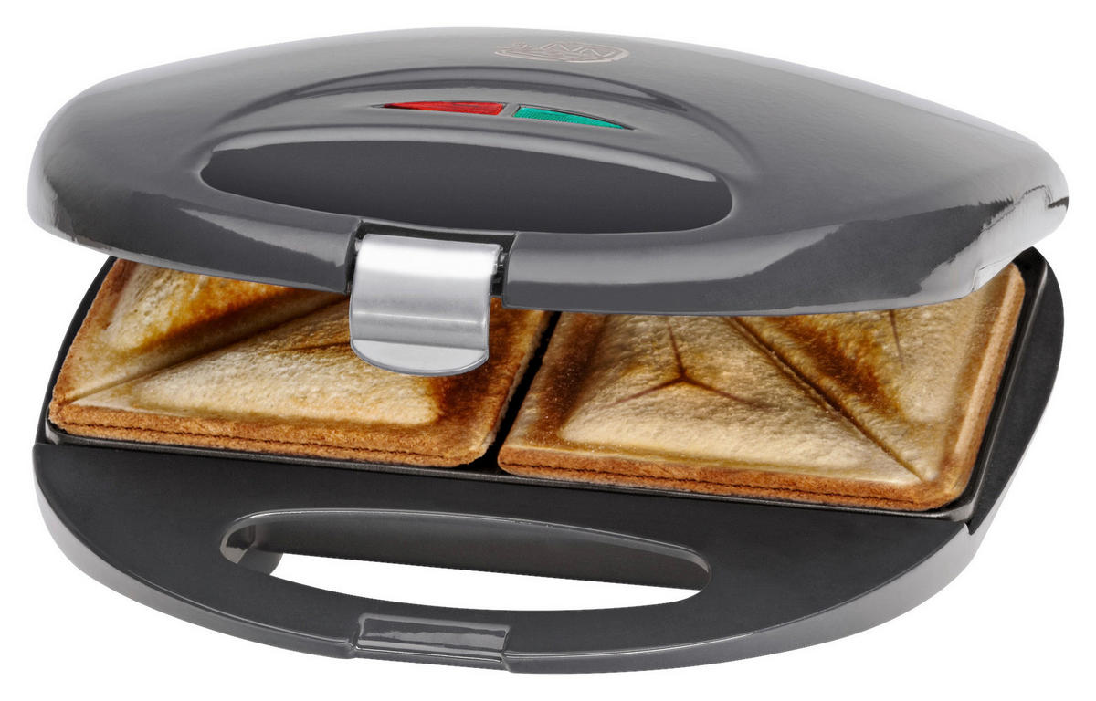 SANDWICHTOASTER  - Weiß, LIFESTYLE, Kunststoff/Metall (23/7,5/22,5cm) - Bomann