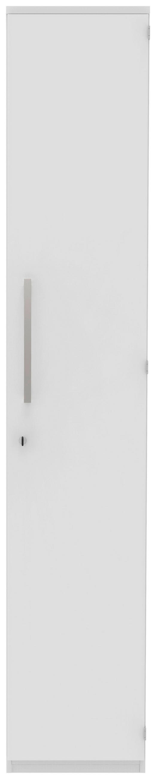 AKTENSCHRANK 40/217,4/43 cm  - Weiß, KONVENTIONELL, Holzwerkstoff (40/217,4/43cm) - Moderano