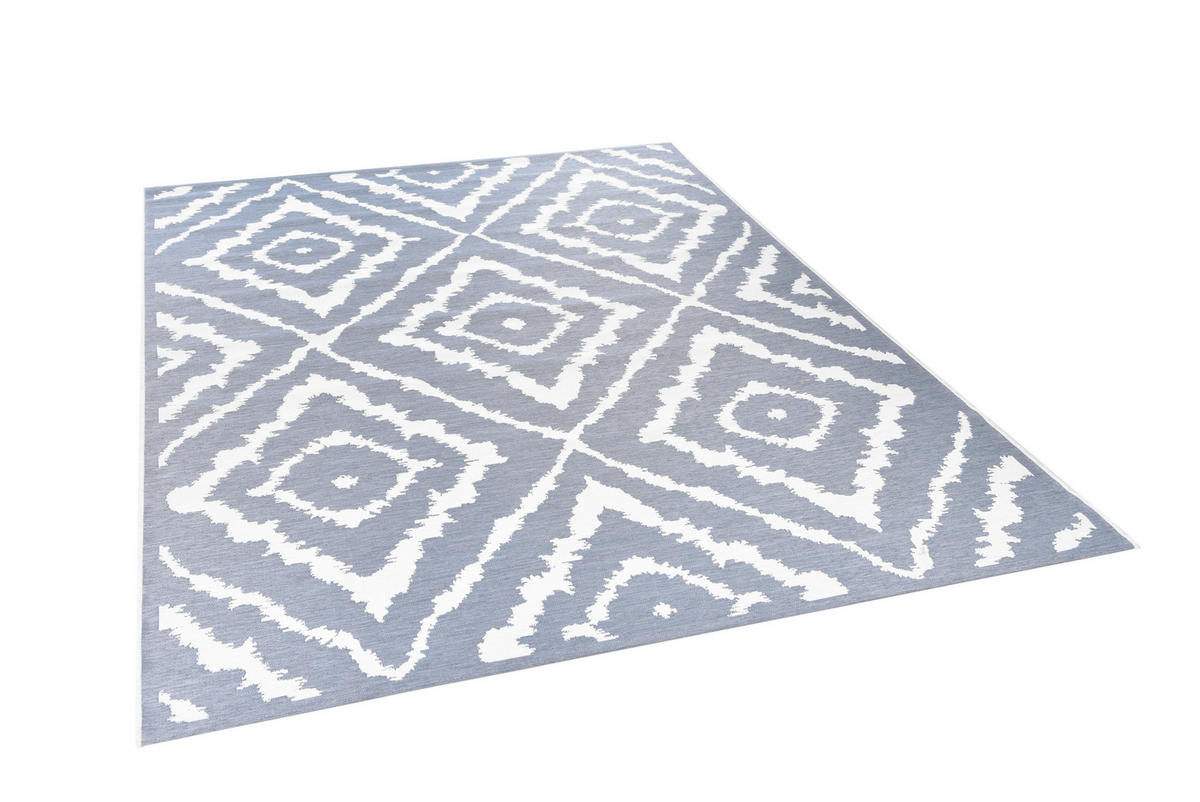 TEPPICH 123/180 cm Blau  - Blau, Design, Kunststoff/Textil (123/180cm) - Tom Tailor