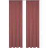FERTIGVORHANG  halbtransparent   140/160 cm 2 Stück  - Beere, Basics, Textil (140/160cm)