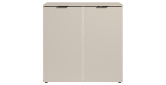 KOMMODE in 90/90/40 cm - Kaschmir/Schwarz, Basics, Holzwerkstoff/Kunststoff (90/90/40cm) - Carryhome