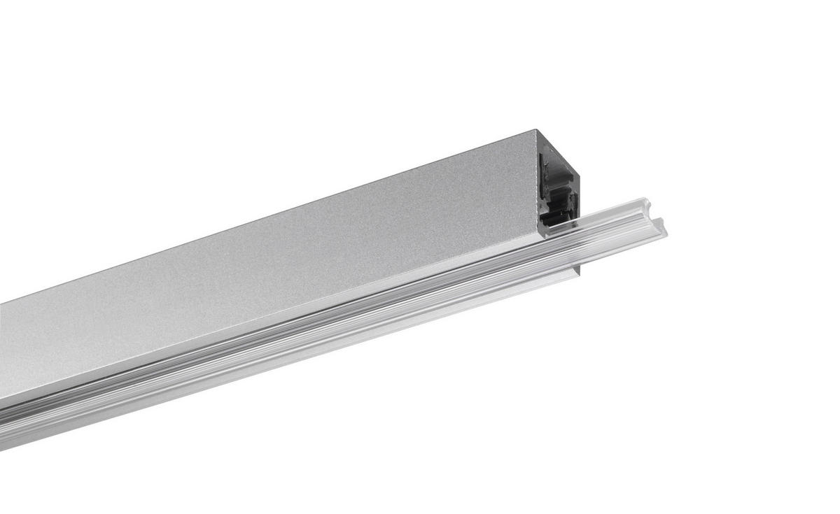 SCHIENENSYSTEM-ABDECKSCHIENE - Transparent, Basics, Kunststoff (50cm) - Fischer & Honsel