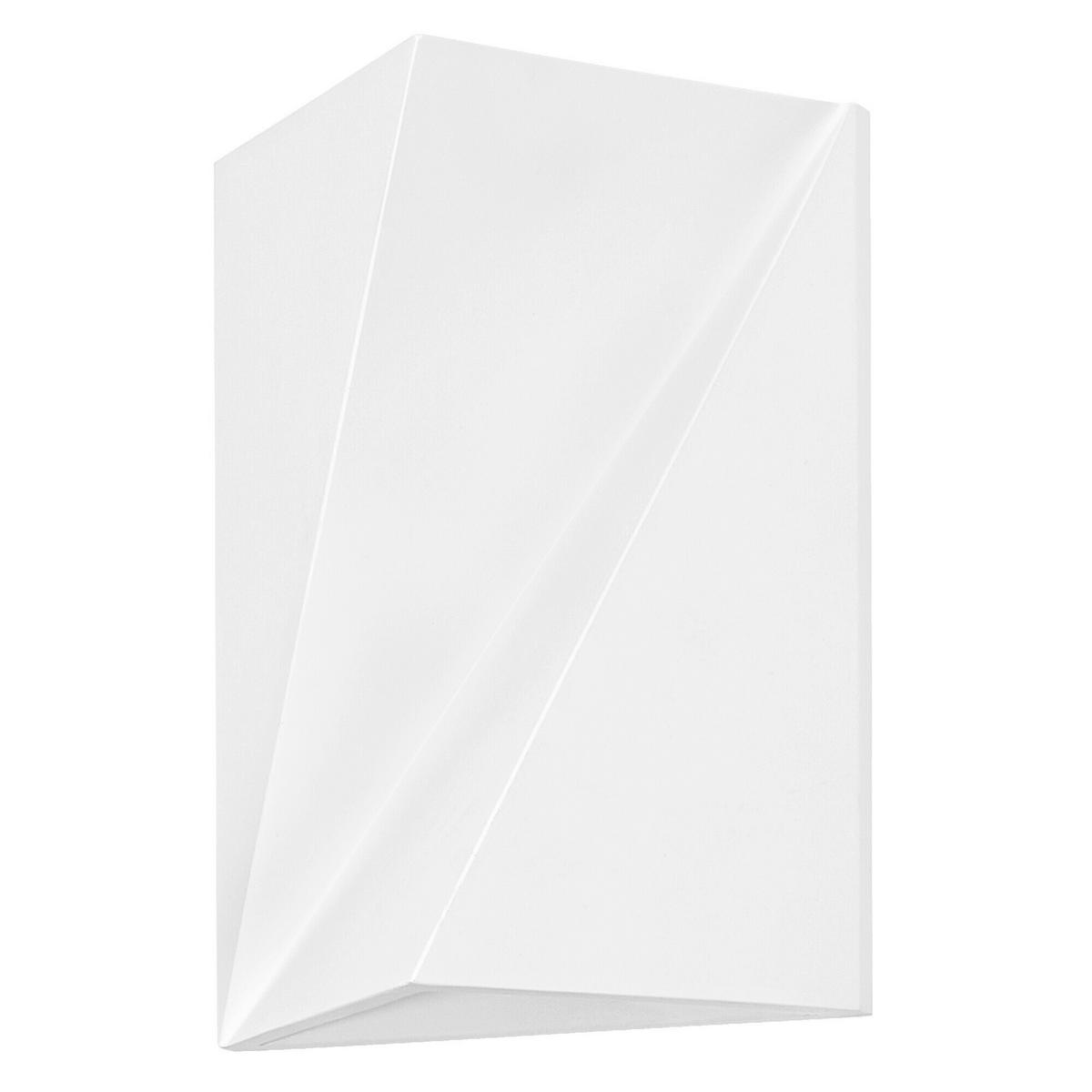 WANDLEUCHTE 15/11.5/20 cm   - Weiß, Basics, Stein (15/11.5/20cm) - Osram