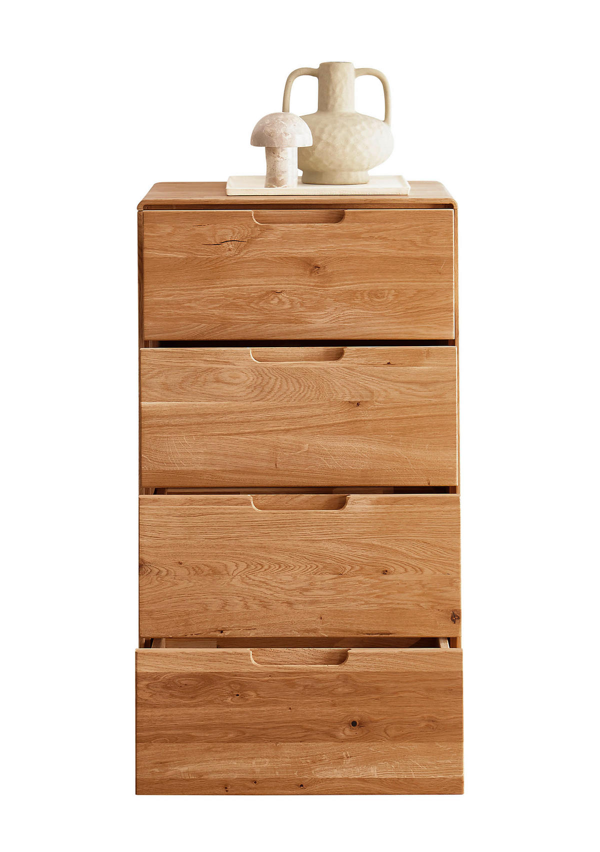 KOMMODE , 51/91/40 cm, 4 Schublade(n)  - Wildeiche, Design, Holz (51/91/40cm) - Livetastic