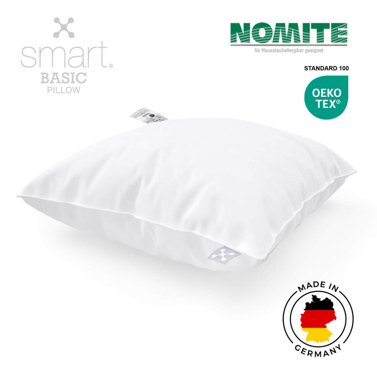 KOPFKISSEN  BASIC  80/80 cm       - Basics, Textil (80/80cm) - Smartsleep