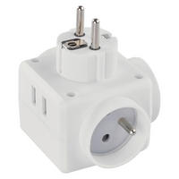 PREDLŽOVACÍ PRÍVOD – KOCKA   - biela, Basics, plast (8.2/7.5/9cm)