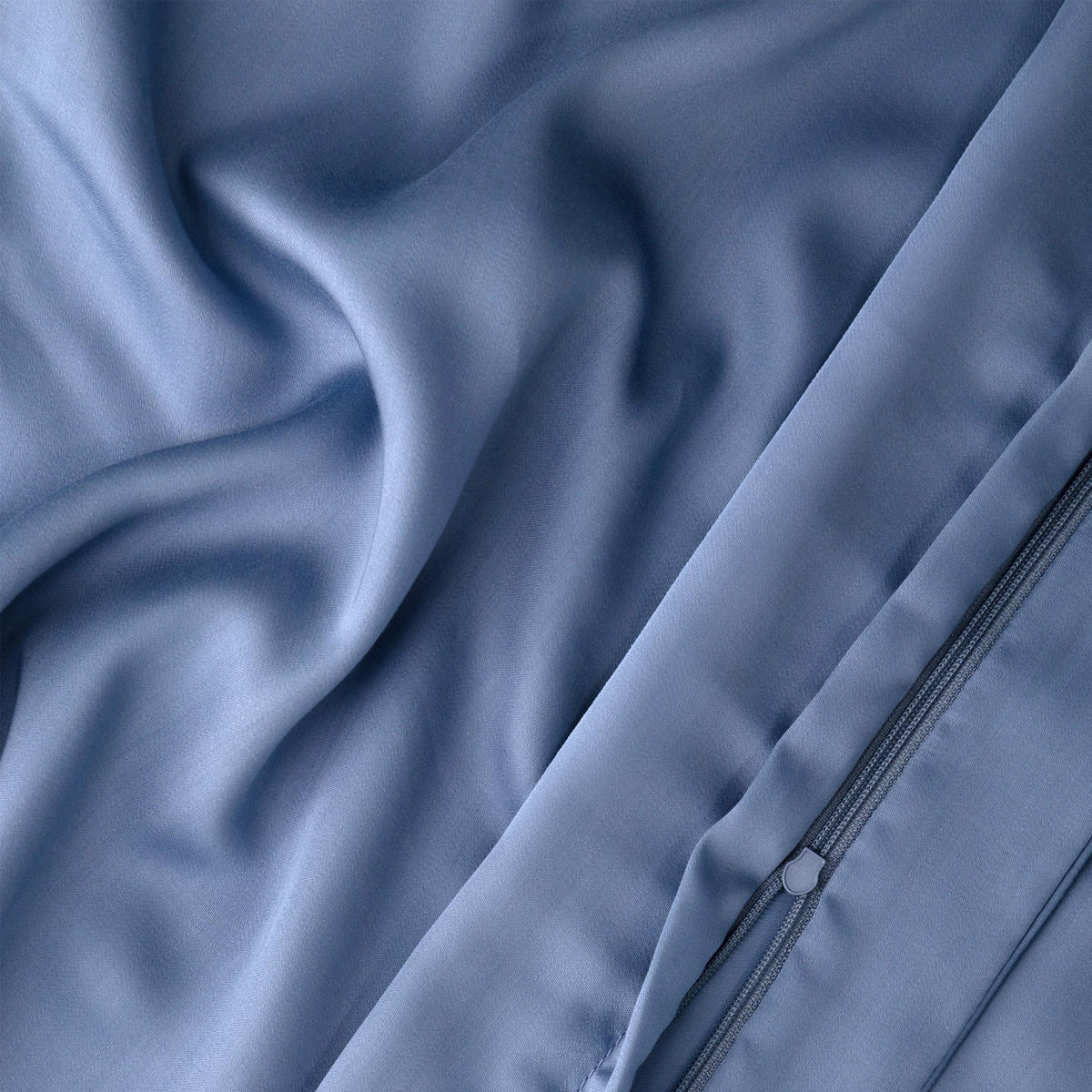 BETTWÄSCHE Satin 140/200 cm  - Blau, Basics, Textil (140/200cm) - Florella