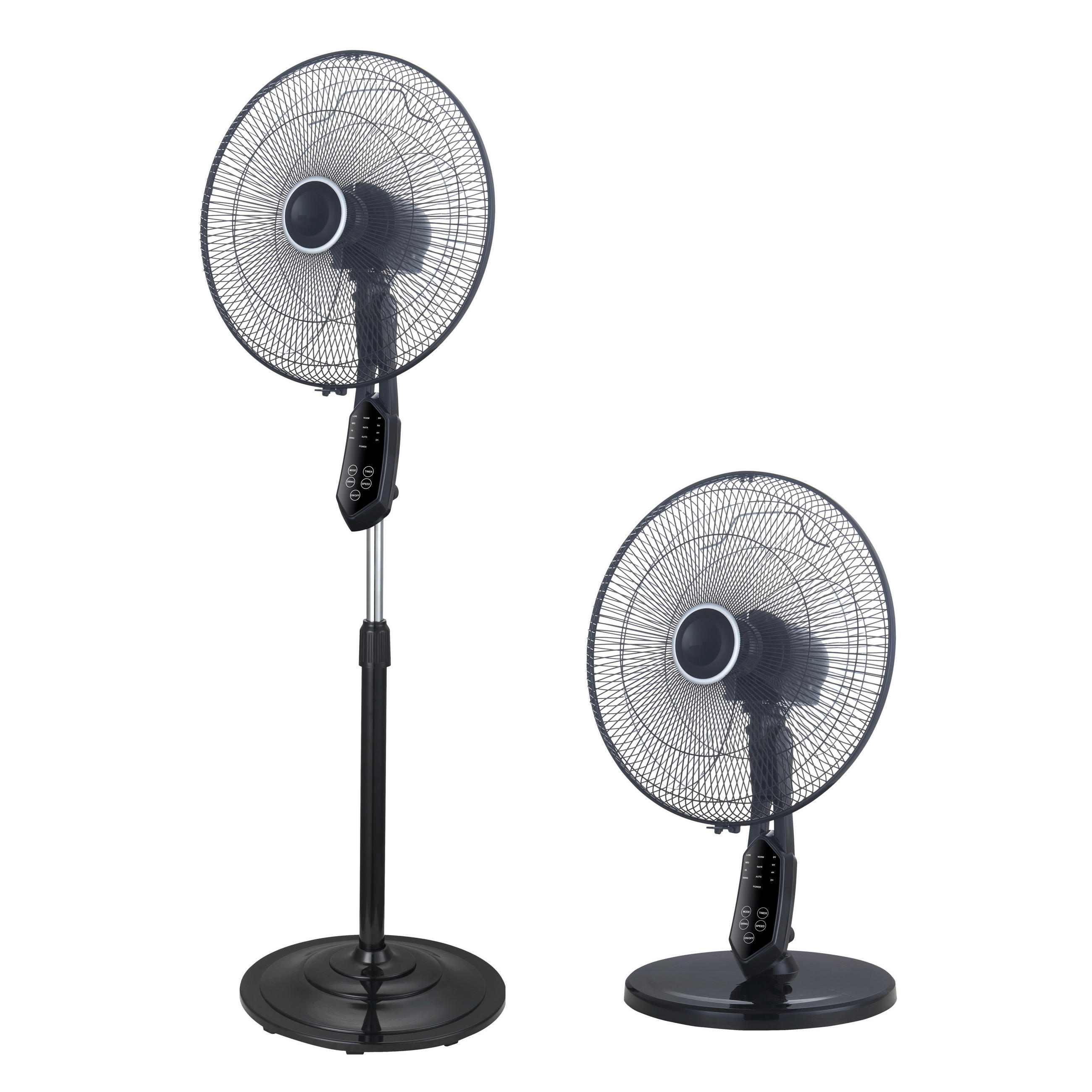 VENTILATOR PODNI  crna     - crna, Basics, metal/plastika (43/90-125cm) - Mican