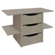 SCHUBKASTENEINSATZ Hellbraun - Hellbraun, Design (88/57/45cm) - Carryhome