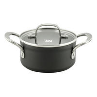 KOCHTOPF Silver Cast 1,2 L  - Transparent/Schwarz, Basics, Glas/Metall (16cm) - ELO