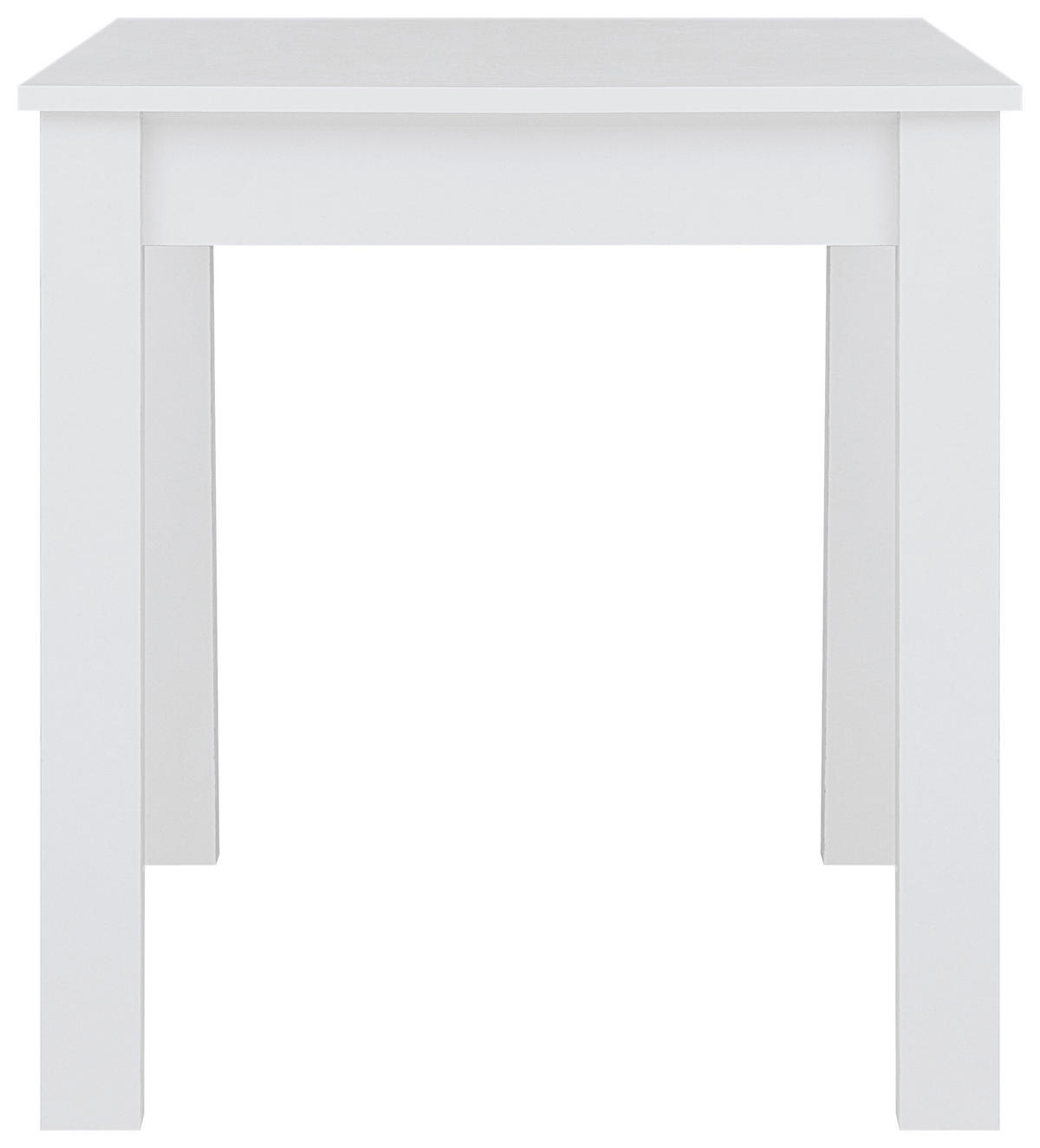 Masă din material pe bază de lemn,   - alb, Modern, material pe bază de lemn (69/76/69cm) - Carryhome