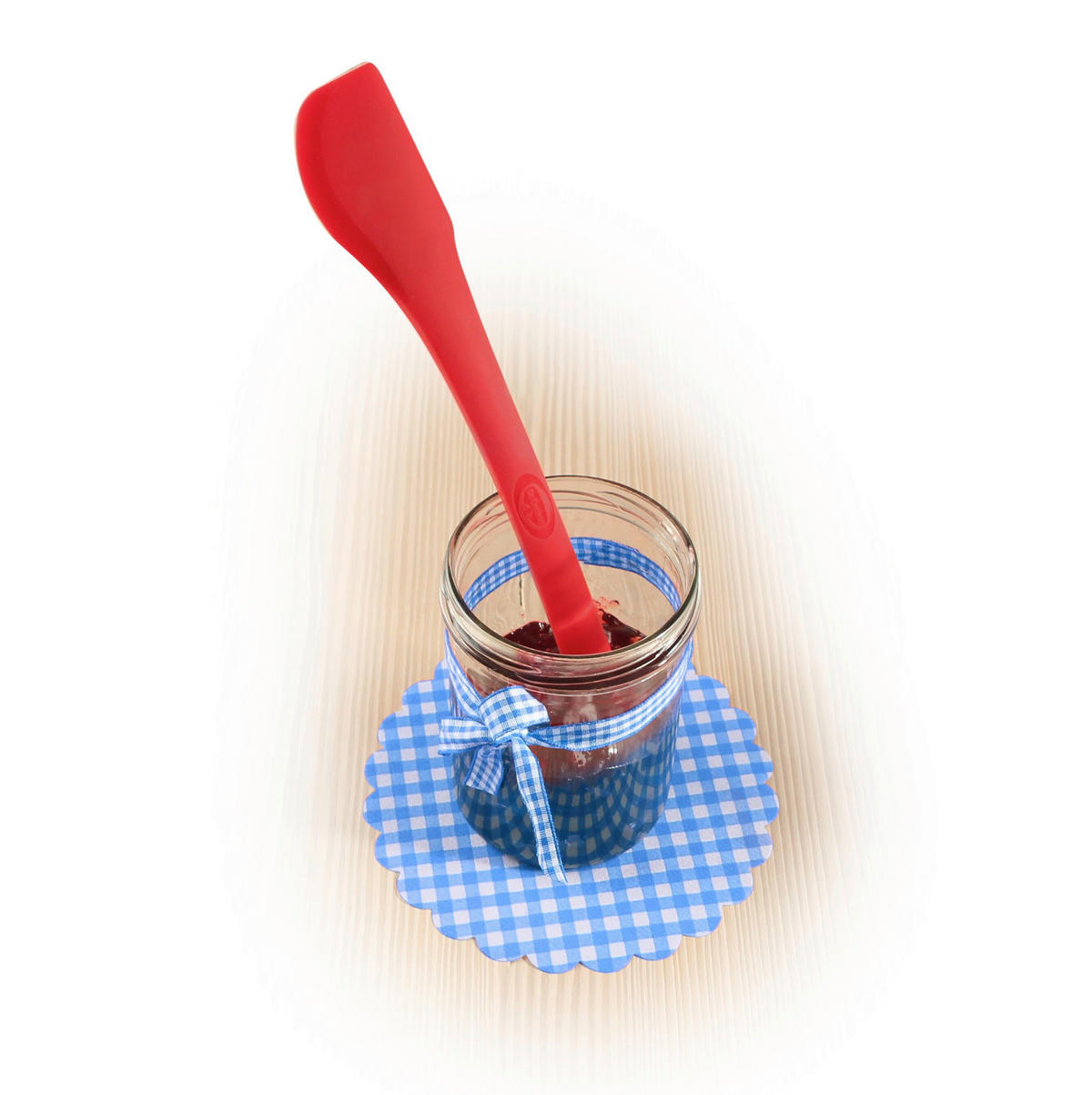 TÉSZTAKAPARÓ LAPÁT - piros, Basics, műanyag (27cm) - Dr.Oetker