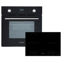 BACKOFENSET ASET6008800I  - Schwarz, Trend, Glas/Metall (59,5/59/55cm) - Respekta