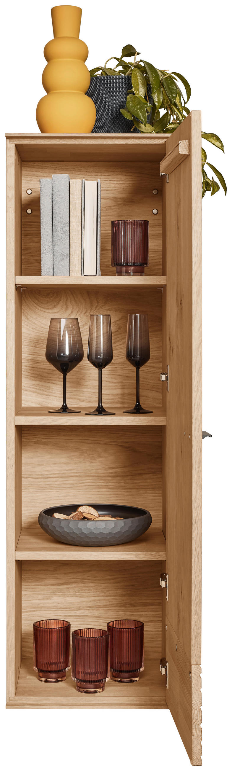 FÜGGESZTETT ELEM   - Natur, fa (38/127/35cm) - Valnatura