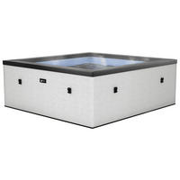 WHIRLPOOL NETSPA IDAHO SP-IDA6-PW  - Grauweiß, MODERN, Kunststoff (180/180/70cm)