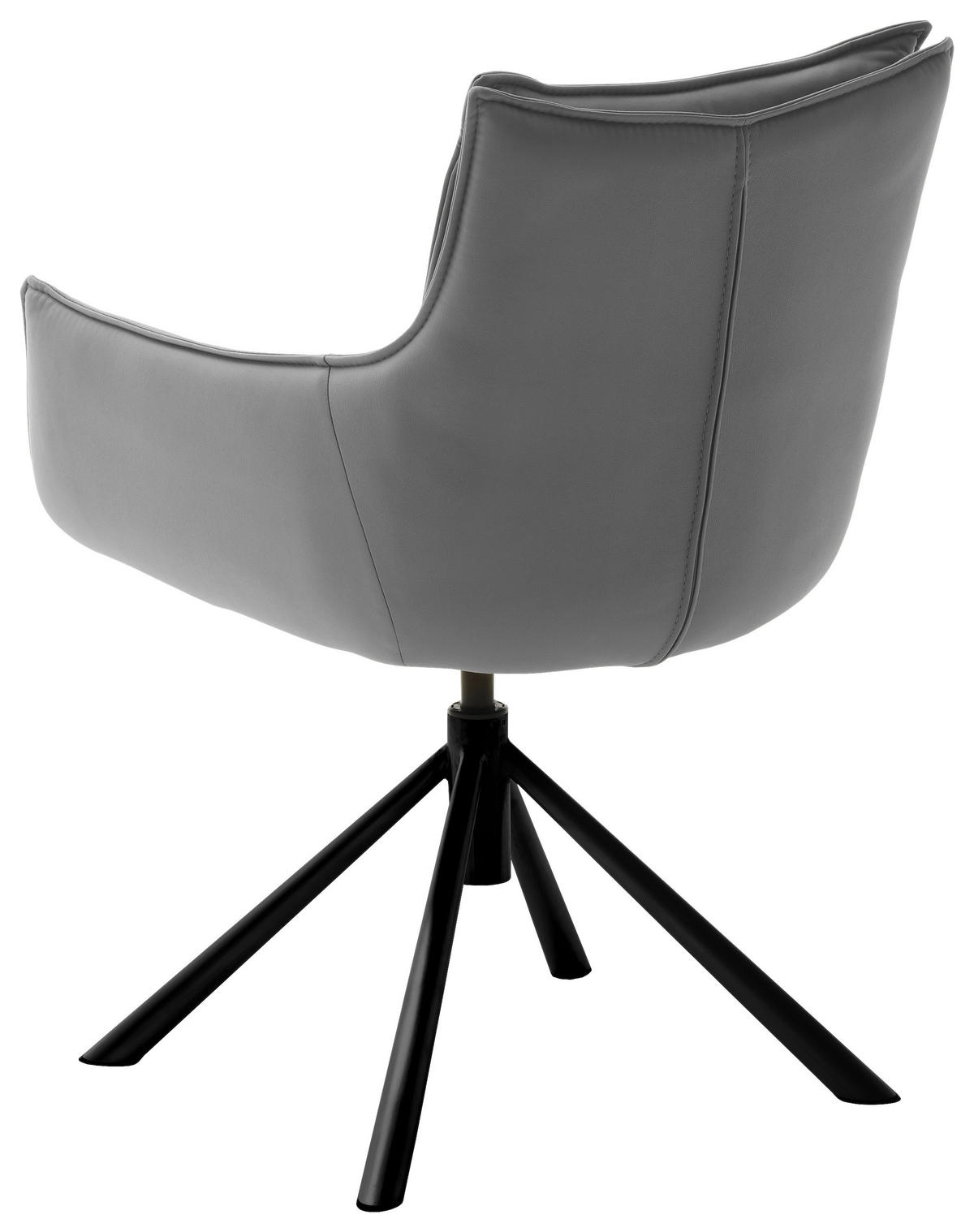 STOLICA SA RUKONASLONOM  antracit, crna       - crna/antracit, Dizajnerski, metal/tekstil (60/90/65cm) - Novel