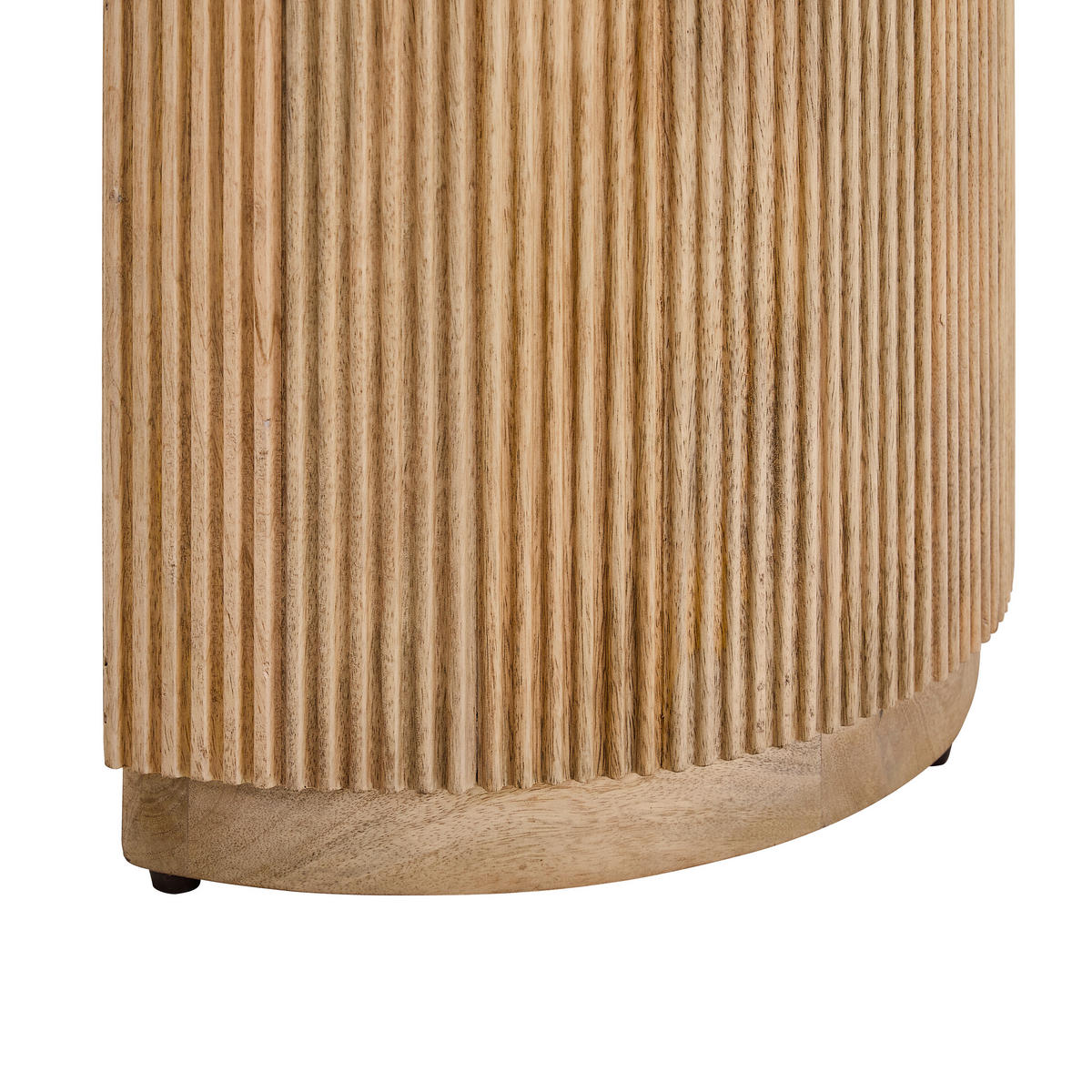 KONSOLENTISCH Mangoholz vollmassiv Naturfarben, Weiß  - Naturfarben/Weiß, Design, Holz/Stein (100/76/40cm) - Livetastic
