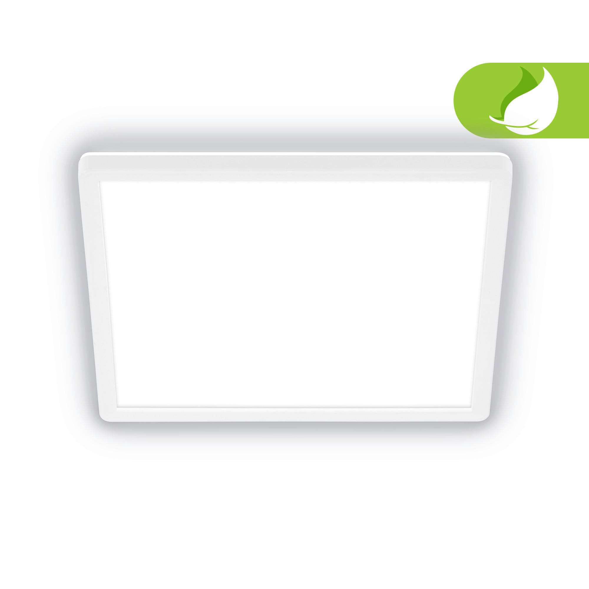 LED-DECKENLEUCHTE Tava A 29/29/3 cm   - Weiß, Basics, Kunststoff (29/29/3cm)