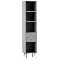 AKTENSCHRANK 40,2/195,7/39 cm  - Grau, MODERN, Holzwerkstoff (40,2/195,7/39cm)