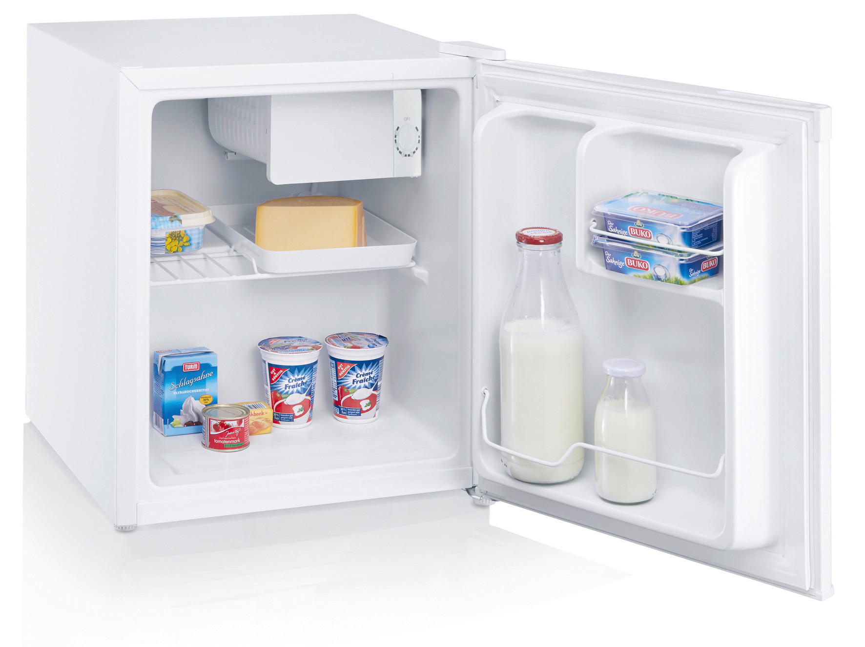 MINIKÜHLSCHRANK 47,2/49,2/45 cm KB1550  - Weiß, KONVENTIONELL, Metall (47,2/49,2/45cm) - Silva Schneider