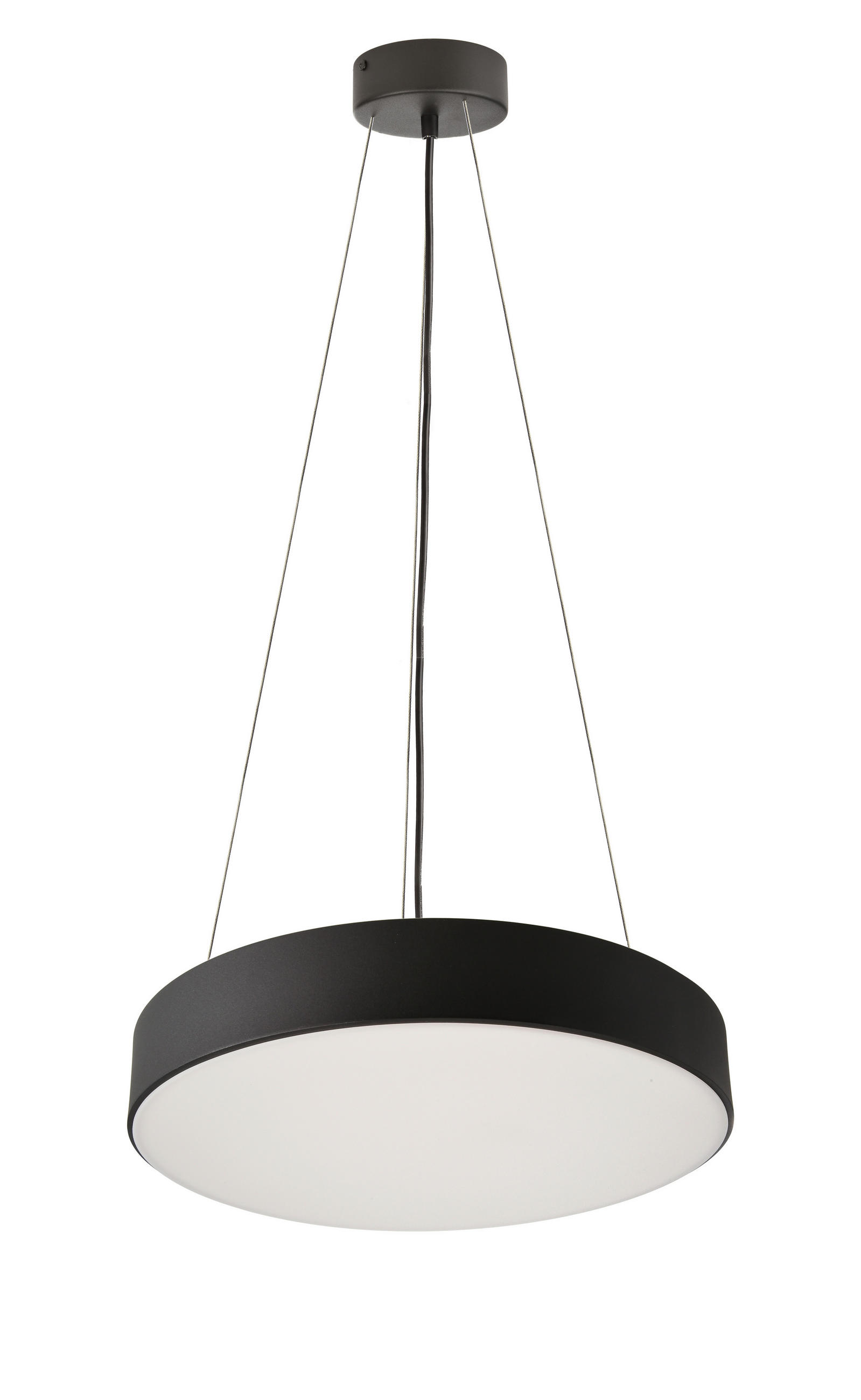 LED-HÄNGELEUCHTE Menkar 40/40/220 cm   - Schwarz, Design, Metall (40/40/220cm)